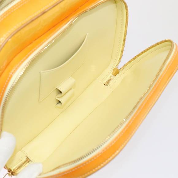 LOUIS VUITTON Monogram Vernis Marley Backpack Yellow M91040 LV Auth ep5066 - Picture 11 of 16
